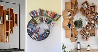 13 faszinierende Lösungen für die Einrichtung von Do-it-yourself-Bücherregalen, die wie Design aussehen
