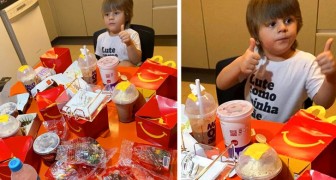 A 4-year-old boy finds his mom's cell phone and orders $100 worth of food delivery from McDonald's