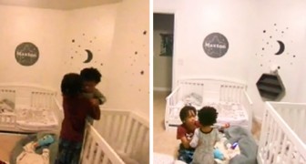A 10-year-old boy goes to comfort his little brother at 3 am without waking his mother: he wanted to let her rest