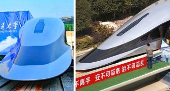 Dévoilé en Chine le prototype du train le plus rapide du monde : il atteint 620 km/h et se déplace avec un doigt