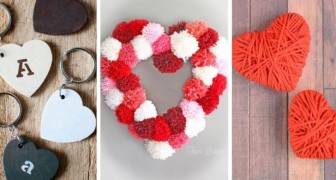 9 adorabili lavoretti a forma di cuore per celebrare San Valentino con creatività