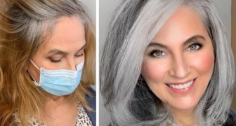 Graue Haare: 15 Frauen, die das Färben aufgegeben und es vorgezogen haben, ihre natürliche Farbe zur Schau zu stellen