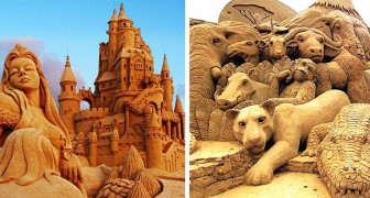 Dimenticate i soliti castelli: queste 23 spettacolari sculture di sabbia sono delle vere opere d'arte