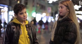 Ze vragen deze jongetjes een meisje te slaan: luister naar hun reactie.