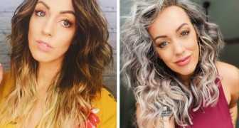 Sie gab 21.000 Dollar aus, um ihre Haare zu färben: Mit 38 beschloss die Frau, ihr graues Haar zu akzeptieren