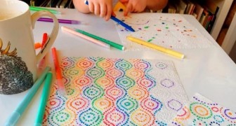 Küchenpapier und Filzstifte: Entdecken Sie, wie Sie Kinder mit dieser kreativen Aktivität unterhalten können