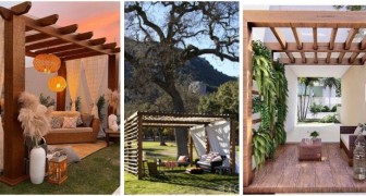 Crea bellissime aree relax in giardino con pergolati in legno, moderni ed eleganti