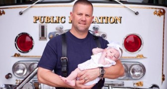 Un vigile del fuoco fa partorire una donna in difficoltà e poi adotta la bimba: Avevo sempre desiderato una figlia