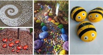 Utilisez les pierres pour décorer le jardin : de nombreuses idées créatives pour ajouter des détails sympathiques et colorés dans nos espaces verts