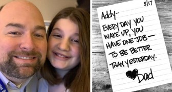 Tochter leidet an Angstzuständen: Ihr Vater schreibt ihr 690 motivierende Zettel, um ihr dabei zu helfen, sich selbst zu finden