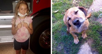 Una ragazza di 11 anni si accorge che la casa dei vicini va a fuoco e salva il cagnolino intrappolato tra le fiamme