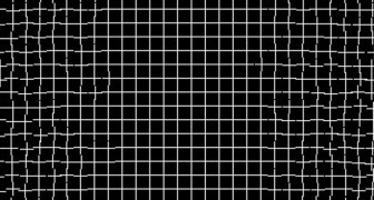 Questa griglia si ripara da sola guardandola attentamente: la curiosa illusione ottica