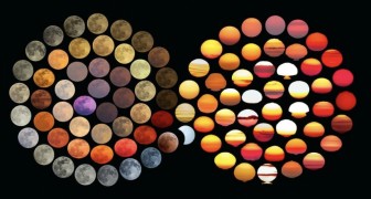 Fotografa impiega 10 anni a catturare le 48 sfumature di colore della Luna