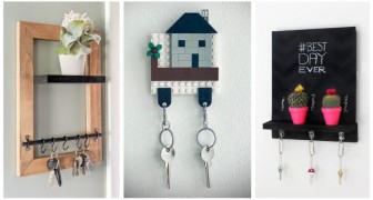 Ne perdez plus les clés de la maison : avec un beau porte-clés sur le mur, vous les trouverez toujours
