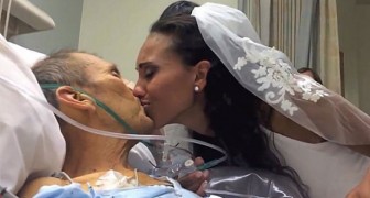 Een zieke man ligt in het ziekenhuis: wat zijn dochter doet, maakt u sprakeloos