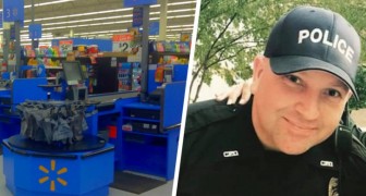 He can't buy food for his children because his card is refused: a policeman pays for him