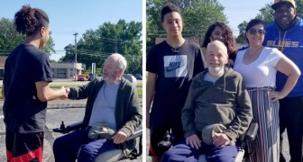 Salva la vita ad un anziano sulla seda a rotelle che cercava di scappare da un terribile tornado