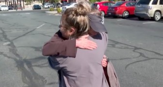 She's been walking to work every day for seven years: the community gifts her a new car