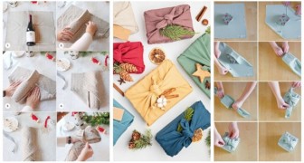 Niente carta da regali: a Natale avvolgi i tuoi pacchi nella stoffa secondo la tecnica del furoshiki
