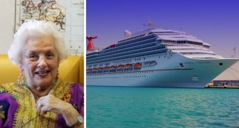 Ze is 93 jaar en heeft ervoor gekozen om de rest van haar leven aan boord van een luxe cruiseschip door te brengen