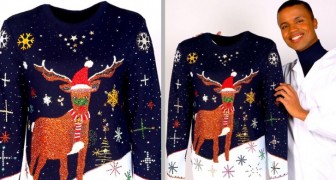 Artista crea il maglione natalizio più prezioso al mondo: costa una fortuna ed è pieno di gioielli