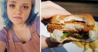 En tjej som är vegetarian äter av misstag en kycklingburgare: jag blev traumatiserad