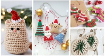 Créez des décorations de Noël personnalisées avec le crochet, à accrocher à l’arbre mais pas seulement