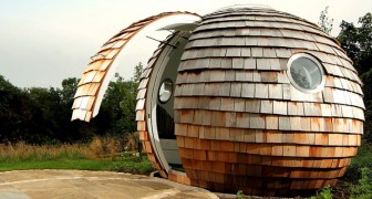 Detta kupolformade minihus är modernt, bekvämt och kostar lika mycket som en bil