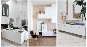 12 idee brillanti per usare i mobili Besta di IKEA in modo originale e affascinante