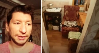 Den här killen spenderar $100 i månaden på sin bostad i Ryssland: en tur i hans bostad (+VIDEO)