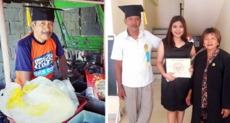 Street vendor manages to send all 4 of his daughters to university and nobody can believe it
