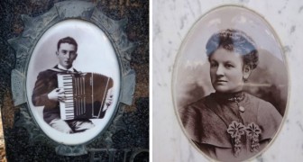 Volti dimenticati: 15 affascinanti fotografie trovate da una donna su antiche lapidi