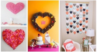 San Valentino: realizza bellissime decorazioni di carta per le pareti e festeggia con creatività