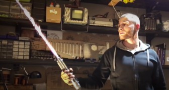 En kille skapar det första fungerande infällbara svärdet: Star Wars symboliska föremål blir verklighet