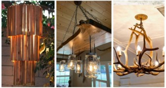 Arreda la casa con un bellissimo lampadario fai-da-te in stile rustico: trova qui l'ispirazione giusta