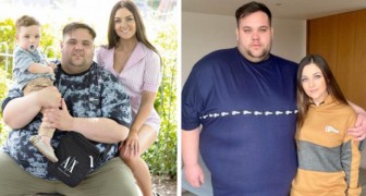 This couple has been criticized for the huge weight difference between them: she is too thin to be with such an obese man