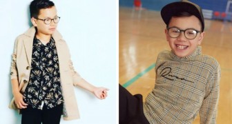 Autistische jongen uitgesloten van klassenfoto's neemt wraak door model te worden