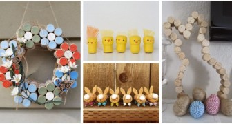 Dai vita ad adorabili lavoretti di Pasqua riciclando con creatività i tappi di sughero