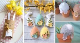 Coniglietti di Pasqua fai-da-te: realizzane di mille tipi diversi riciclando di tutto