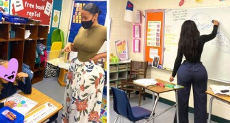 Maestra de primaria criticada por los padres por como se viste en clase: ¡Distrae a los alumnos!