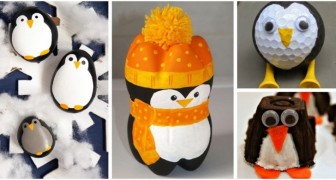 Fai sbizzarrire i bimbi con dei simpaticissimi lavoretti a forma di pinguino!