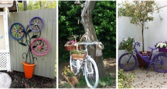 Vecchie biciclette in giardino: riciclale come decorazione originale e insolita!