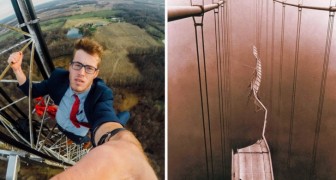 Foto's op grote hoogte: 15 mensen hebben foto's gedeeld die niet geschikt zijn voor mensen met hoogtevrees