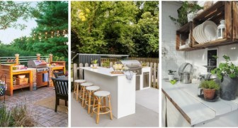 Cucinare in giardino: 11 idee una più bella dell'altra per angoli cottura da esterno
