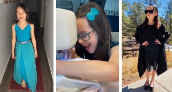 À neuf ans, elle confectionne des vêtements uniques comme une vraie créatrice : Je rêve de créer une activité avec mon amie