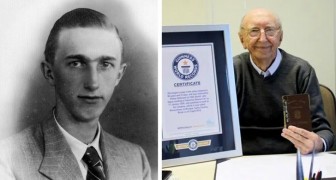 Med sina 100 år är han den arbetare som har jobbat längst tid i samma företag: 84 år av karriären