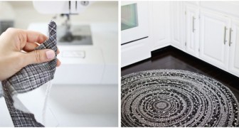 Usa scampoli di stoffa per confezionare un fantastico tappeto personalizzato!