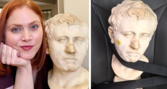 Ela compra um busto romano por US$ 35 em um brechó, mas depois descobre que ele realmente remonta à Roma Antiga