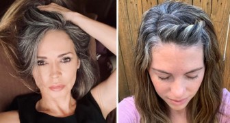 Cheveux gris ? 16 femmes montrent leurs cheveux naturels sans coloration ni coiffeur