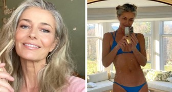 Sie wird dafür kritisiert, dass sie mit 57 Jahren zu alt und lächerlich sei, um einen Bikini zu tragen: Das ehemalige Model antwortet in gleicher Weise
